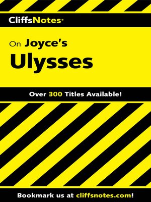 cover image of CliffsNotes on Joyce's Ulysses